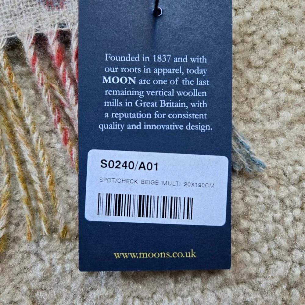 NWT Moon Merino Wool Colorful Dots